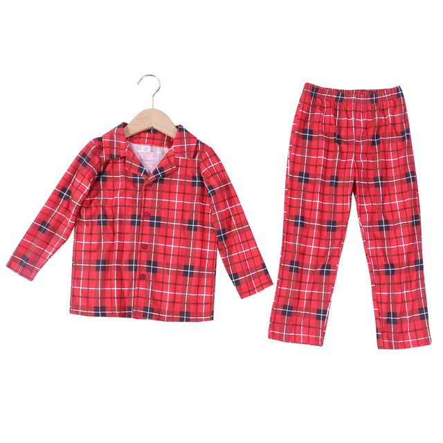 Zestaw piżam dla rodzin - najnowszy model na jesień i zimę - Wianko - 9