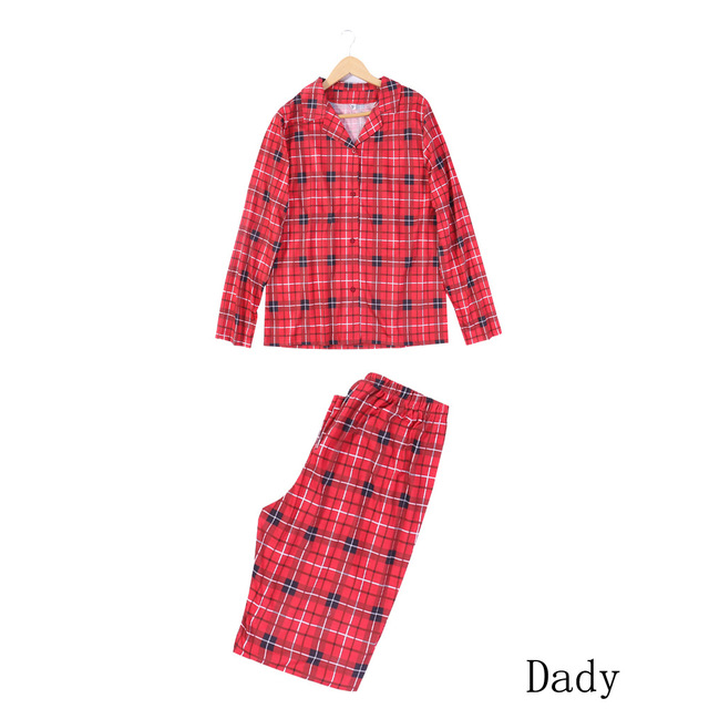 Zestaw piżam dla rodzin - najnowszy model na jesień i zimę - Wianko - 6
