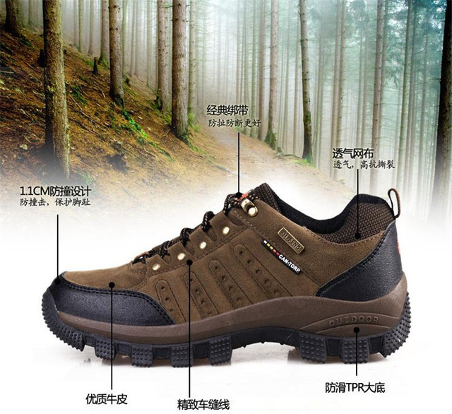 Wysokiej jakości męskie i damskie buty trekkingowe sportowe odporne na warunki atmosferyczne i idealne do wspinaczki oraz polowania - Wianko - 3