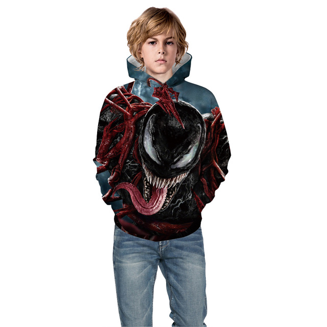 Jesienne i zimowe bluzy dziecięce z kapturem, dla chłopców i dziewczynek, ze zdjęciem Superhero, w rozmiarze 5-14 lat - Wianko - 19