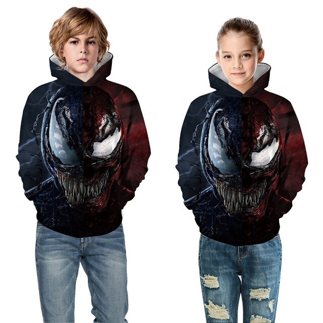 Jesienne i zimowe bluzy dziecięce z kapturem, dla chłopców i dziewczynek, ze zdjęciem Superhero, w rozmiarze 5-14 lat - Wianko - 6