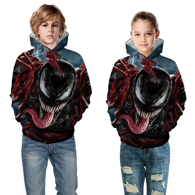 Jesienne i zimowe bluzy dziecięce z kapturem, dla chłopców i dziewczynek, ze zdjęciem Superhero, w rozmiarze 5-14 lat - Wianko - 21