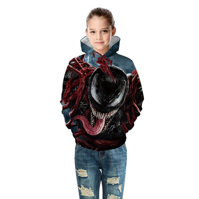 Jesienne i zimowe bluzy dziecięce z kapturem, dla chłopców i dziewczynek, ze zdjęciem Superhero, w rozmiarze 5-14 lat - Wianko - 20