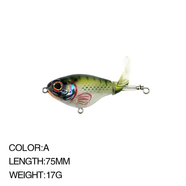 Ołówek przynętowy Topwater 2021 75mm/17g do łowienia basów Whopper Plopper Żaba Swimbait Trolling Pesca - Wianko - 5