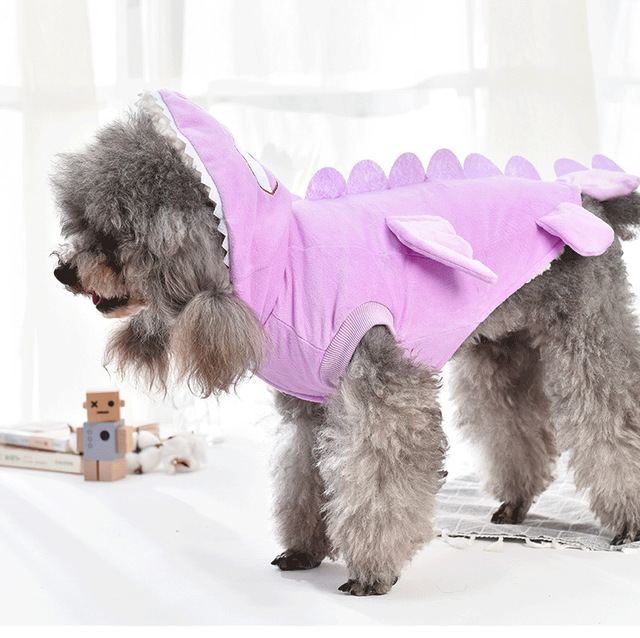 Kombinezon kostium zimowy dla psów w stylu kreskówki - smok latający Halloween - Wianko - 8