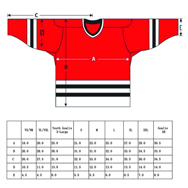 Wysokiej jakości podwójne odwracalne koszulki do hokeja na lodzie z dopasowanymi skarpetkami - Wianko - 2