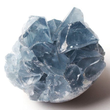 Kryształ Druzy Celestyt z Madagaskaru, 1PC, 30-200g, niebieski Geode, Home Decor - Wianko - 2