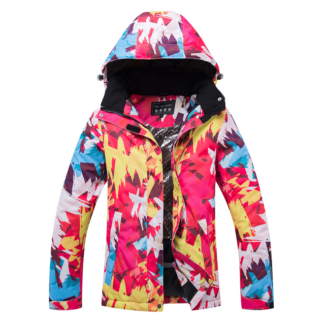 Gruby ciepły kombinezon narciarski dla kobiet - kurtka i spodnie z zestawu - Wianko - 13