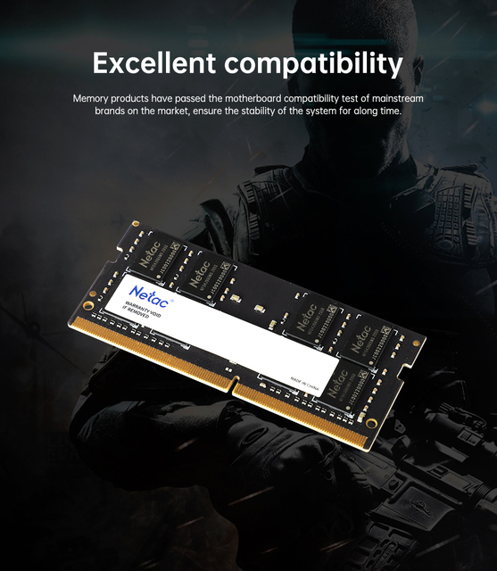 Pamięć RAM Netac DDR4 8GB 2666MHz/3200MHz SO-DIMM laptopowa o wysokiej wydajności - Wianko - 3