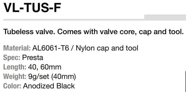 Bezdętkowy zawór Fouriers CNC MTB/Szosowy Presta/Schrader (40mm/60mm) + rdzeń narzędzia - 2 sztuki - Wianko - 1