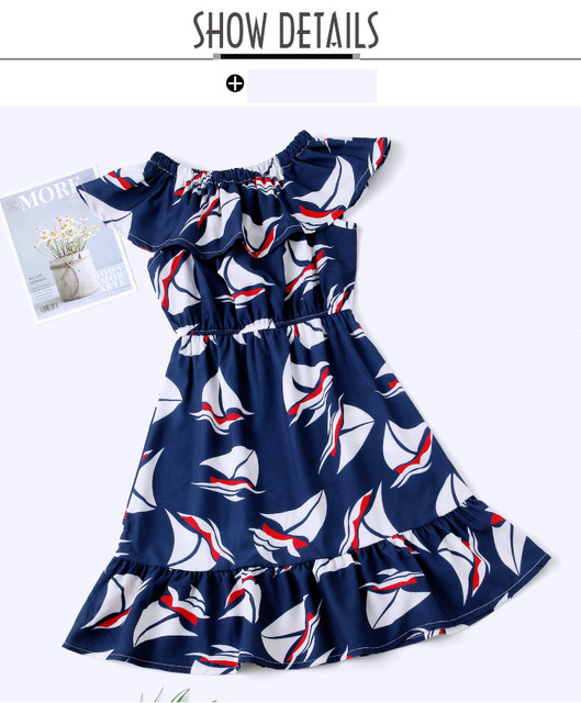 Letnia identyczna sukienka dla mamy i córki - stroje rodzinne na wakacje - Wianko - 10