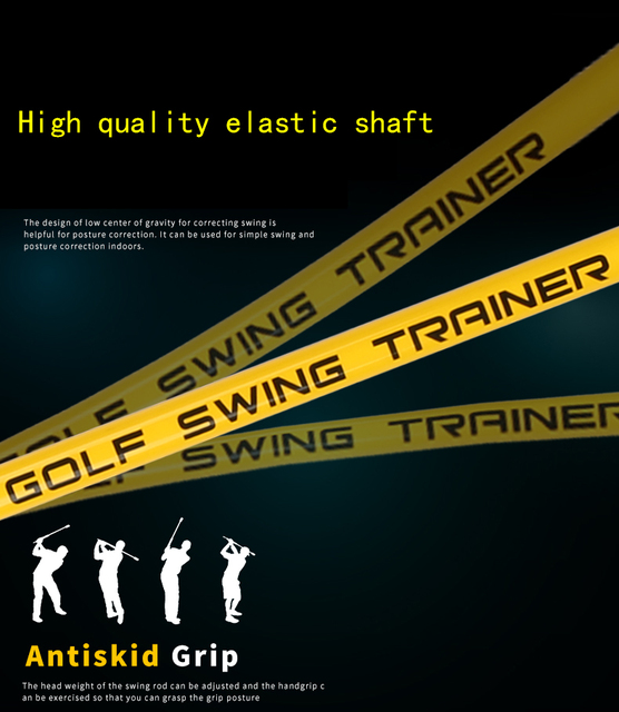 Kij golfowy PGM Premium Golf Swing Stick Double Grip Lady Beginner dla początkujących graczy z miękkim uchwytem - Wianko - 3
