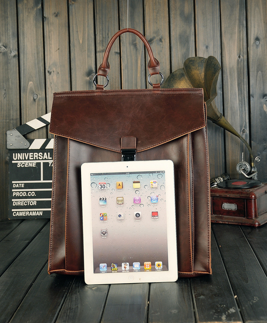 Damski plecak Vintage o dużej pojemności na laptopa, skórzana torba 14 - Wianko - 18