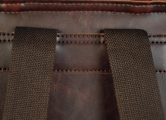 Damski plecak Vintage o dużej pojemności na laptopa, skórzana torba 14 - Wianko - 13