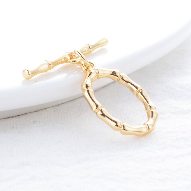Brązowa bransoletka DIY z mosiądzu w kształcie serca z zamknięciem O, pozłacana 14K złotem - Wianko - 6