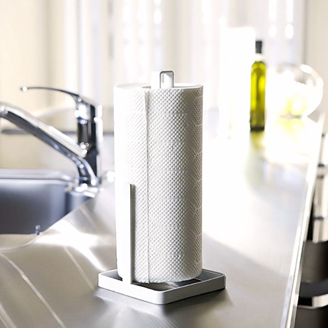 Metalowy uchwyt na ręczniki, rolkę papieru i serwetki do kuchni i łazienki - Wianko - 16