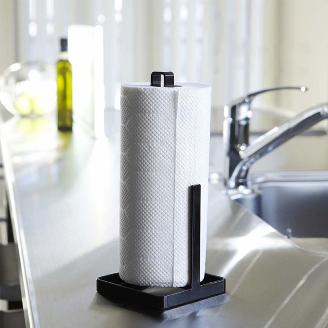 Metalowy uchwyt na ręczniki, rolkę papieru i serwetki do kuchni i łazienki - Wianko - 11