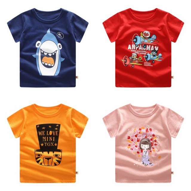 Nowa letnia odzież dla niemowląt 0-4 lat - zestaw odzieżowy Casual z nadrukami kreskówkowymi dla chłopców i dziewczynek - Wianko - 9