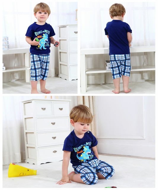 Nowa letnia odzież dla niemowląt 0-4 lat - zestaw odzieżowy Casual z nadrukami kreskówkowymi dla chłopców i dziewczynek - Wianko - 12
