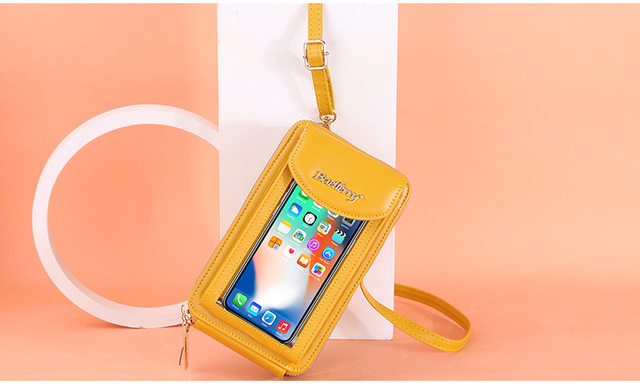 Torba przezroczysta na telefon 2022 kobiet żółta, wysokiej jakości moda dla dziewczyn - Wianko - 11