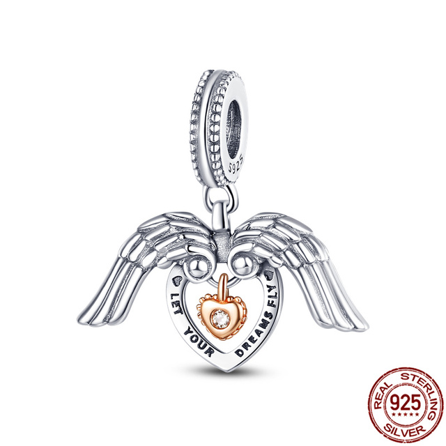 Wisiorek 925 srebro Boutique w nowym stylu z koralikami pasujący do oryginalnych bransoletek Pandora - panie biżuteria - Wianko - 9