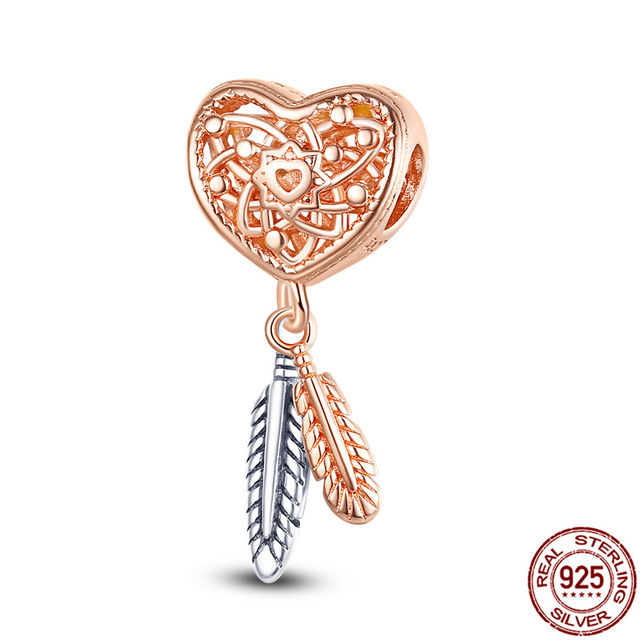 Wisiorek 925 srebro Boutique w nowym stylu z koralikami pasujący do oryginalnych bransoletek Pandora - panie biżuteria - Wianko - 14