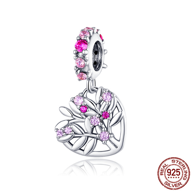 Wisiorek 925 srebro Boutique w nowym stylu z koralikami pasujący do oryginalnych bransoletek Pandora - panie biżuteria - Wianko - 12