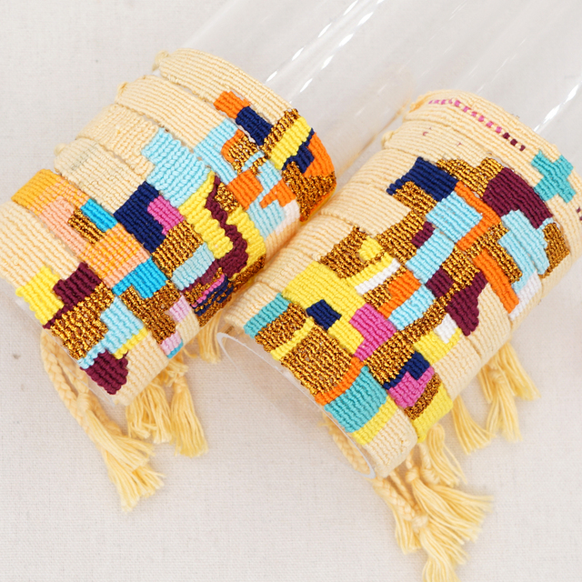 Ręcznie robiona Boho pleciona bransoletka z tkaniny z wzorem tassels Go2Boho dla kobiet - Wianko - 33