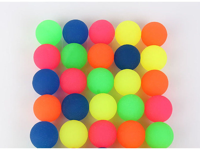 Elastyczne żonglerki gumowe piłki do zabawy dla dzieci na świeżym powietrzu i w kąpieli (200 sztuk/zestaw, 25 mm) - Wianko - 3