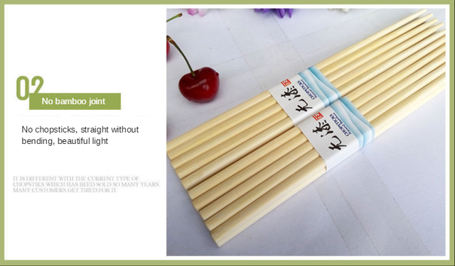 Zestaw 10 par pałeczek do jedzenia stołowego: drewniane, japońskie sushi, koreańska kuchnia, bambusowe sztućce - Wianko - 3