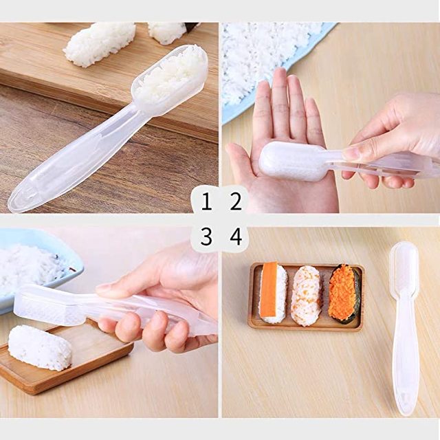 Narzędzie do sushi Warship 1PC – forma do sushi Nigiri i Onigiri do formowania kulek ryżowych w stylu Bento Rice Ball Making Tools Sushi Kit Maker - Wianko - 13