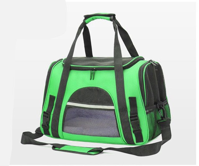 Przenośna torba dla psów na zewnątrz, Crossbody, oddychające nosidełka i klatka samochodowa dla zwierząt - Wianko - 11