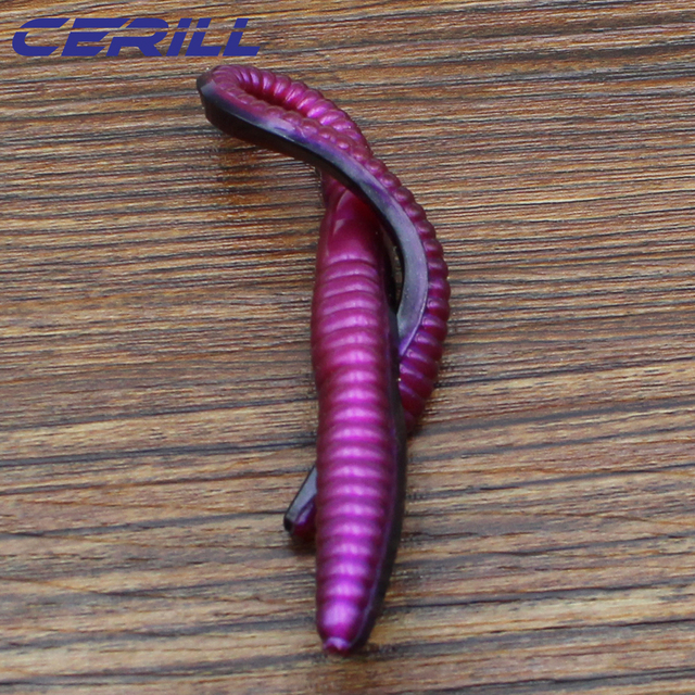 Przynęty Cerill 10 sztuk 160mm 5.5g - miękkie, silikonowe, realistyczne Earthworm, Grub, Bloodworm - sprzęt wędkarski - Wianko - 13