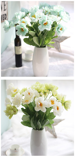Sztuczne kwiaty rozmarynu maku, 2 głowy, 1 oddział - dekoracje na ślub i do biura - Wianko - 71