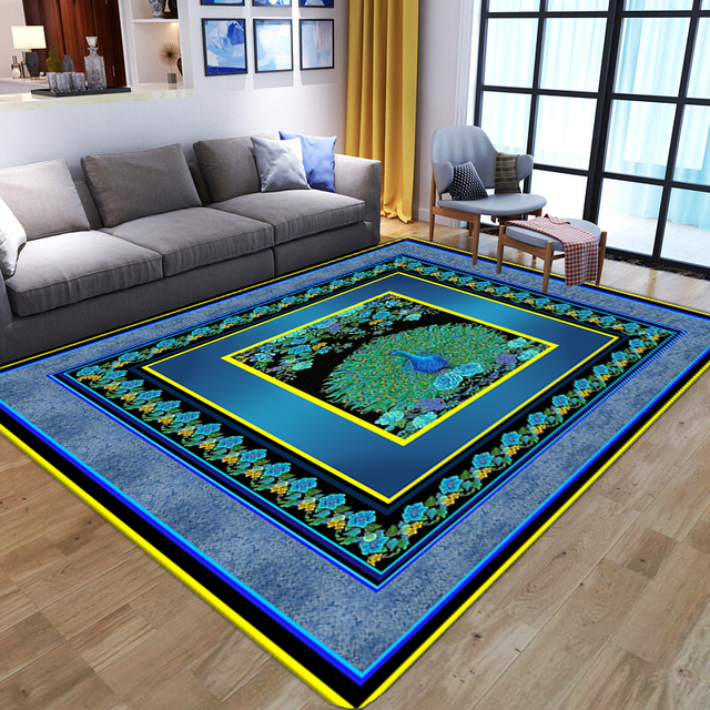Miękki dywan flanelowy z koniem - 3D, realistyczny wzór, mata podłogowa, duży dywan do salonu, sypialni, nocnej gry dla dzieci - Wianko - 1