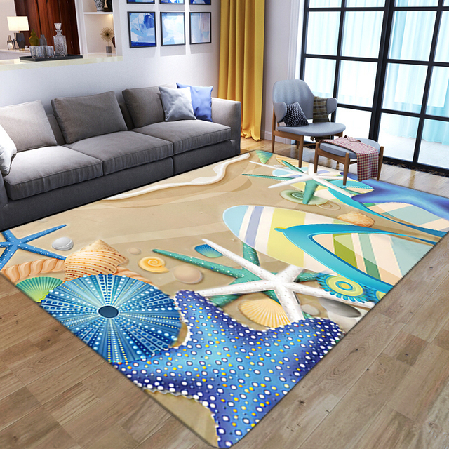 Miękki dywan flanelowy z koniem - 3D, realistyczny wzór, mata podłogowa, duży dywan do salonu, sypialni, nocnej gry dla dzieci - Wianko - 6