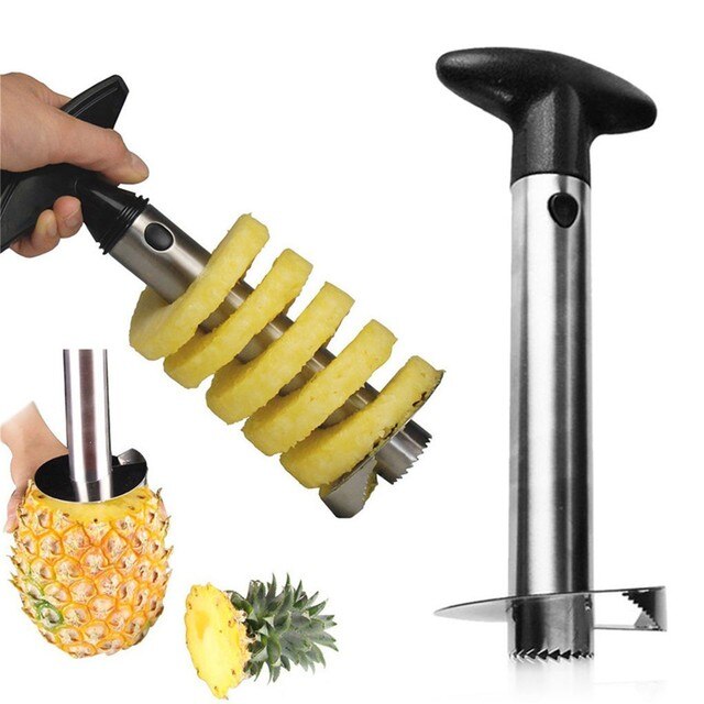 Drylownica do ananasów ze stali nierdzewnej - łatwe narzędzie do cięcia owoców, idealne do restauracji zachodnich kuchni - Wianko - 6