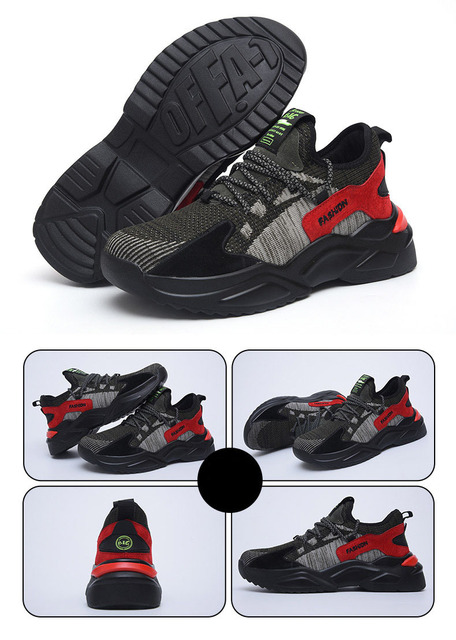 Męskie niezniszczalne obuwie robocze z stalowym noskiem Stephoes New Arrival - Wianko - 5
