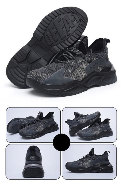 Męskie niezniszczalne obuwie robocze z stalowym noskiem Stephoes New Arrival - Wianko - 7