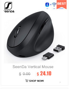 Bezprzewodowa mysz SeenDa Rechargeable 2.4G z cichym kliknięciem do gier na laptopa i komputera stacjonarnego z odbiornikiem USB - Wianko - 58
