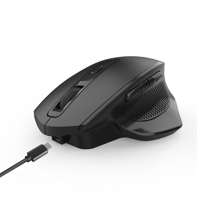 Bezprzewodowa mysz SeenDa Rechargeable 2.4G z cichym kliknięciem do gier na laptopa i komputera stacjonarnego z odbiornikiem USB - Wianko - 20