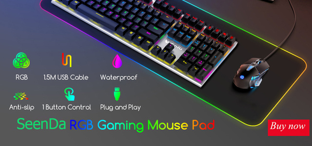 Bezprzewodowa mysz SeenDa Rechargeable 2.4G z cichym kliknięciem do gier na laptopa i komputera stacjonarnego z odbiornikiem USB - Wianko - 15
