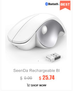 Bezprzewodowa mysz SeenDa Rechargeable 2.4G z cichym kliknięciem do gier na laptopa i komputera stacjonarnego z odbiornikiem USB - Wianko - 44