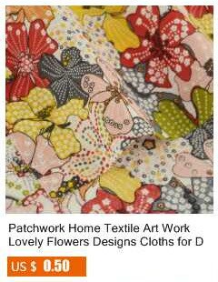 Patchworkowe tkaniny bawełniane z pomarańczowymi zwierzętami do projektowania i szycia pościeli - Wianko - 154