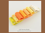 Patchworkowe tkaniny bawełniane z pomarańczowymi zwierzętami do projektowania i szycia pościeli - Wianko - 70