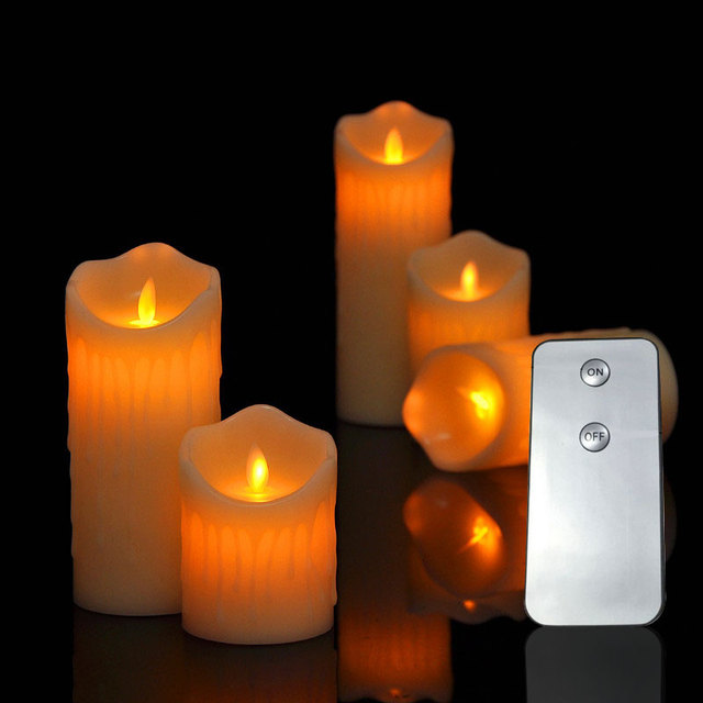 Bezogniowa świeczka LED zasilana baterią – idealna na Nowy Rok i Wielkanoc - Wianko - 6