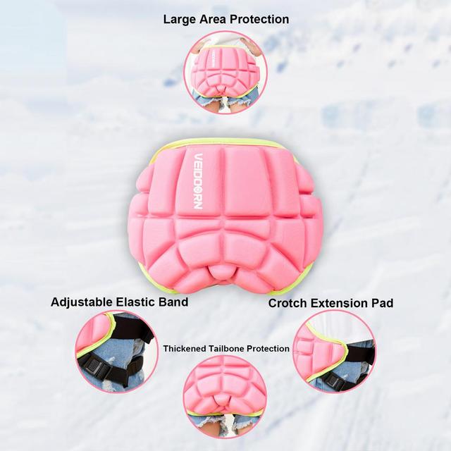 Elastyczny pas ochronny 3D Hip Butt do sportów na śniegu, rolkach, łyżworolkach, narciarstwa i skateboardingu - Wianko - 6