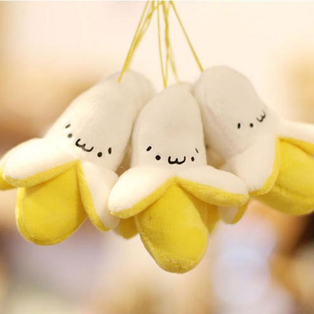 Pluszowy brelok bananowy - dziecięca zabawka na telefon komórkowy w formie lalki owoce prezent - Wianko - 10