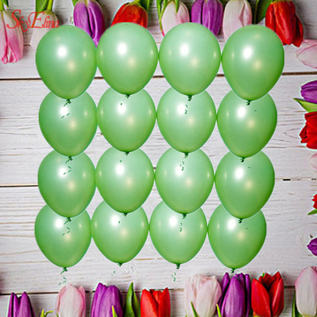 100 sztuk czerwonych różowych 10-calowych lateksowych balonów na urodziny/wesele - Wianko - 7
