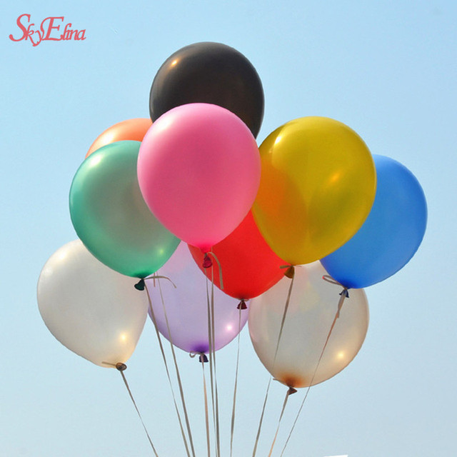100 sztuk czerwonych różowych 10-calowych lateksowych balonów na urodziny/wesele - Wianko - 8
